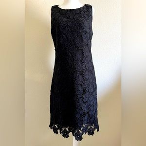 Catherine by Catherine Malandrino Black Lace Overlay Dress. NWT. Size 8